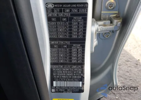 2019 Land Rover Discovery Sport Hse/Landmark Edition from USA, damaged, VIN SALCR2FX3KH828821